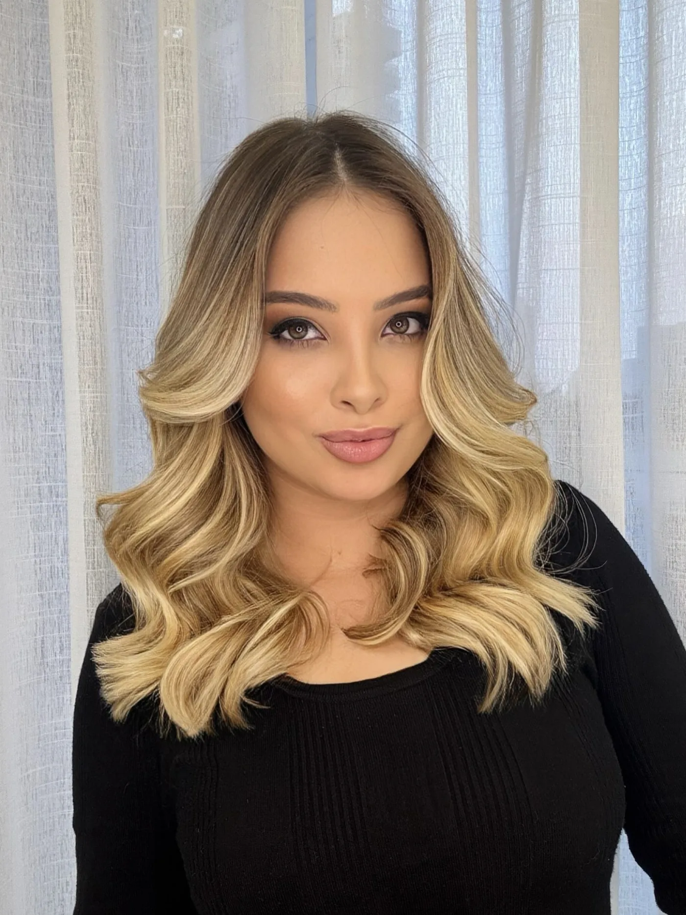 Cabelo com luzes e reflexos claros
